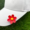 Magnetic Golf Ball Marker with Hat Clip Flower Shape Golf Ball Marker Magnet Cap Clip Set Golf Bag Accessories for Women Men Golfer Gift
