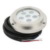 3.8in Boat Underwater Light 316 Stainless Steel IP68 Waterproof Strong Sealing for Ships Yachts Motorboats Boat Underwater Light