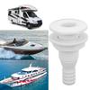 5 8in Thru Hull Fitting Straight ABS Impact Resistance Hose Connector Accessory for Boats Marines