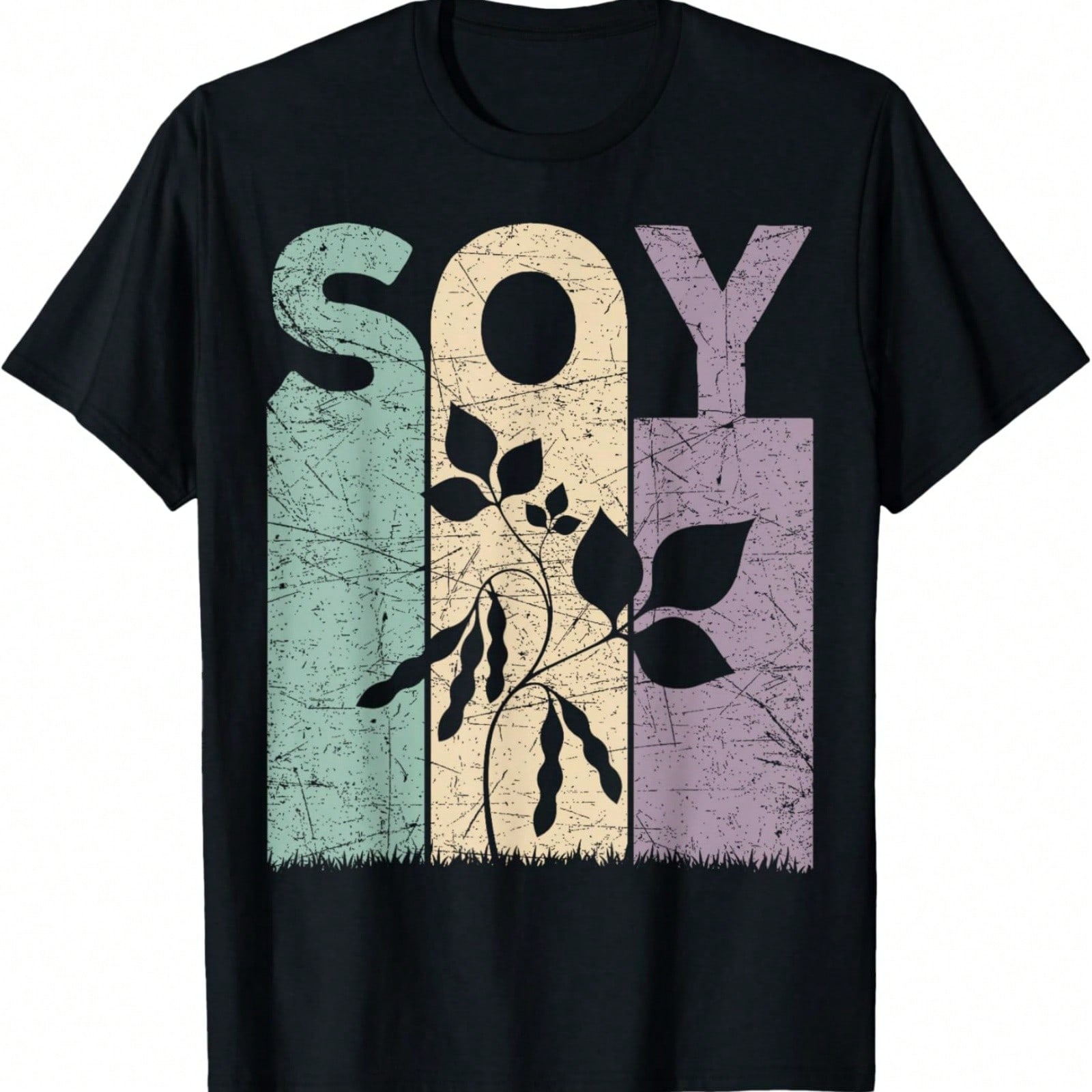 Soybean Vintage Soya Beans Retro Soy Foodie T-Shirt S разноцветный
