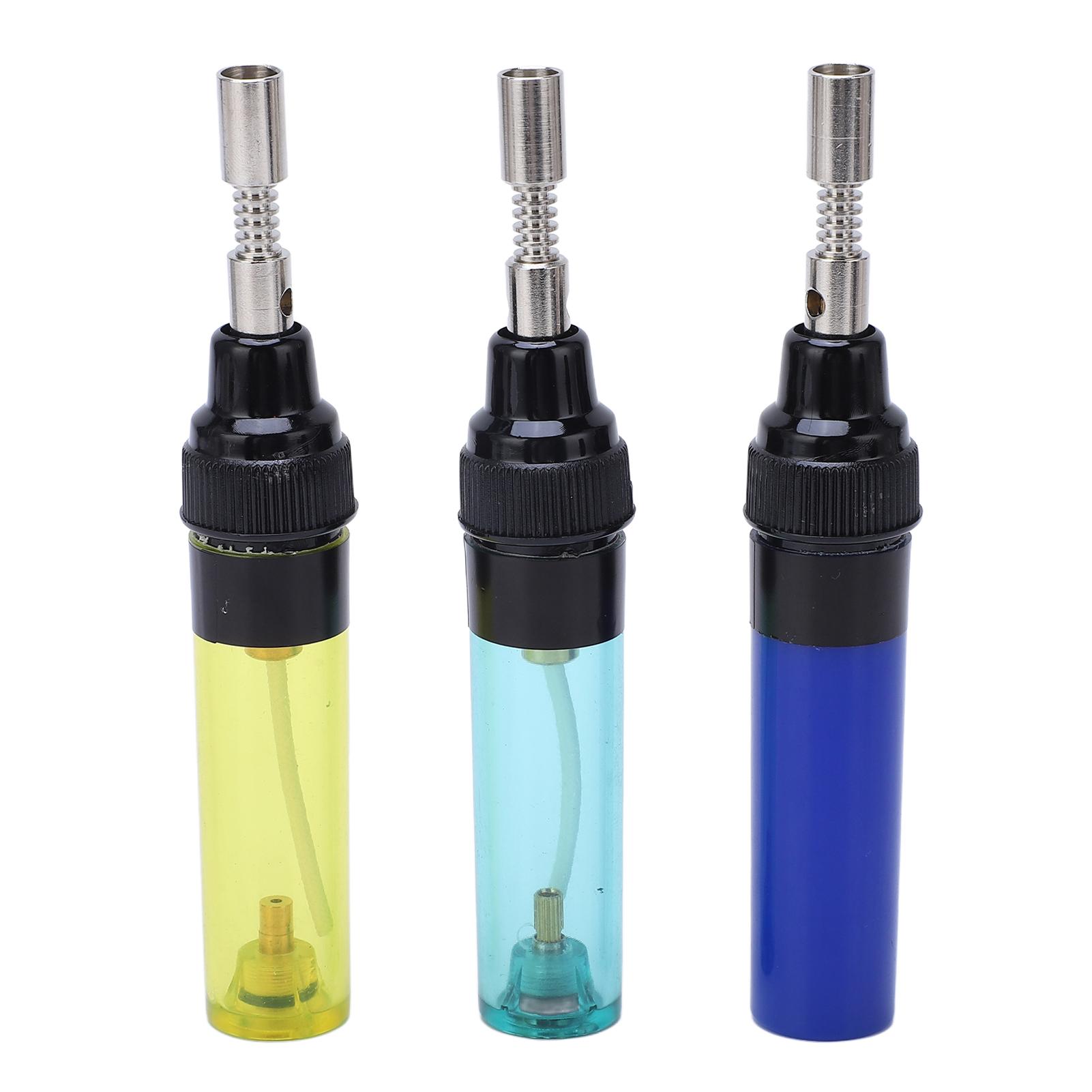 

3 шт. Газовый паяльник Красивый практичный бутановый паяльник Быстрый нагрев Газовая бутановая горелка