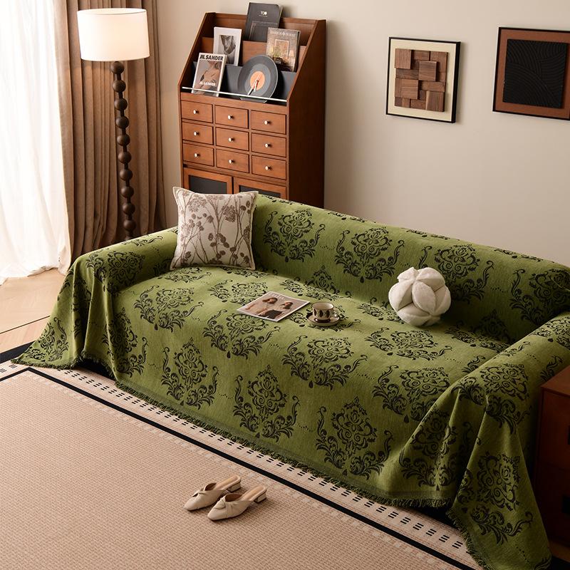 Mid-Century Modern Style Premium Full Coverage One-Piece Sofa Cover Blanket Pad 180*130cm