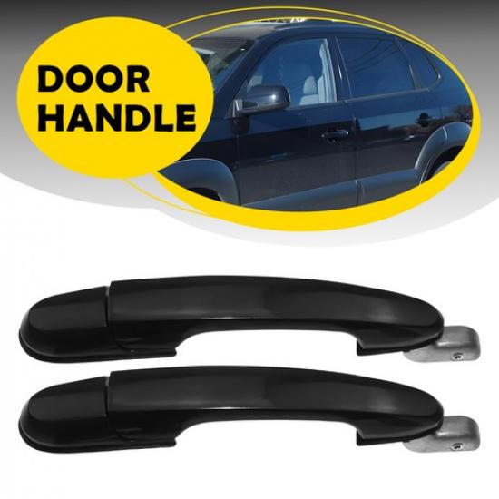 Для 2005-2009 GLS Hyundai Tucson Наружная Ручка Двери Задняя Левая+Правая Пластик