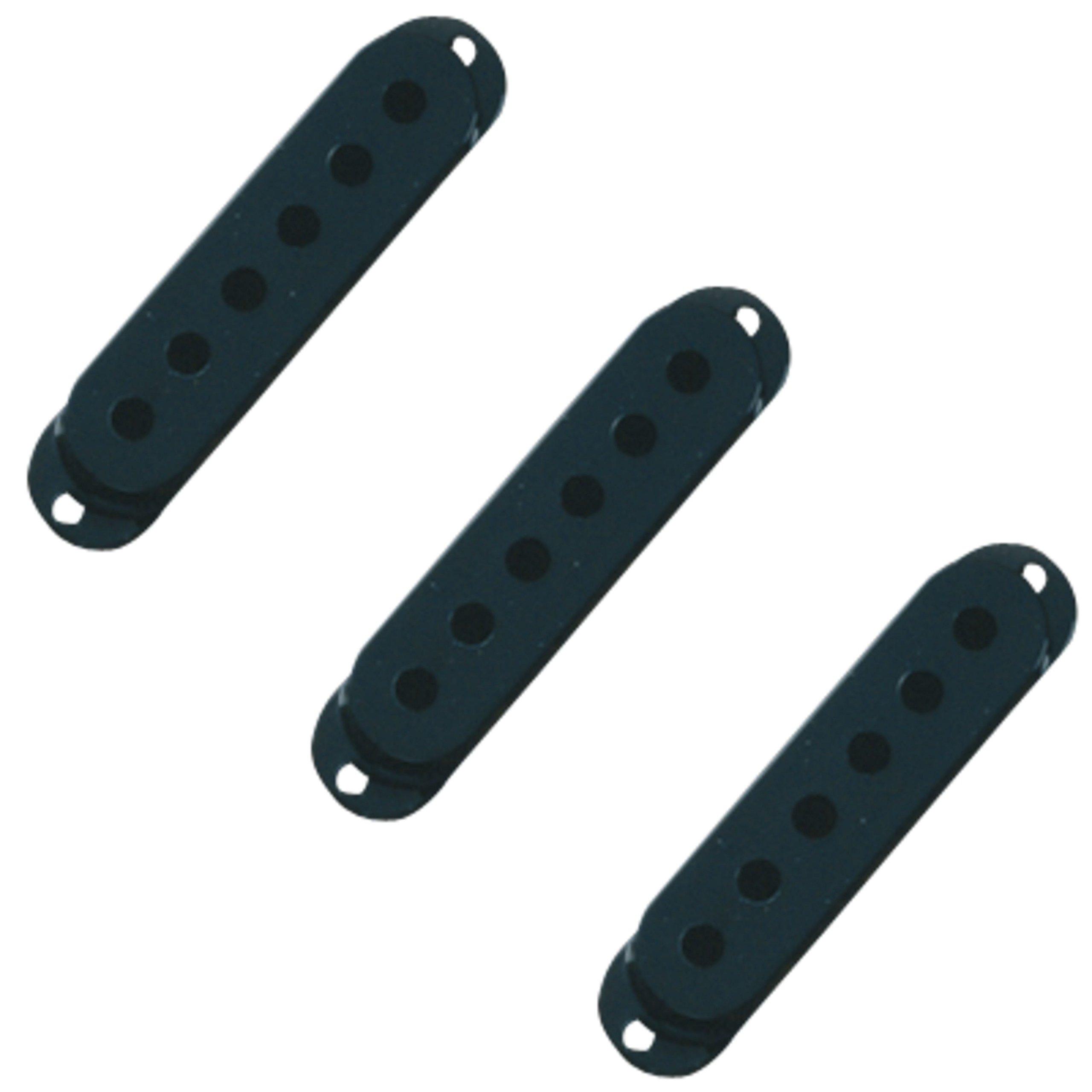 

Fender Fender Stratocaster Pickup Covers Black Pickup Cover