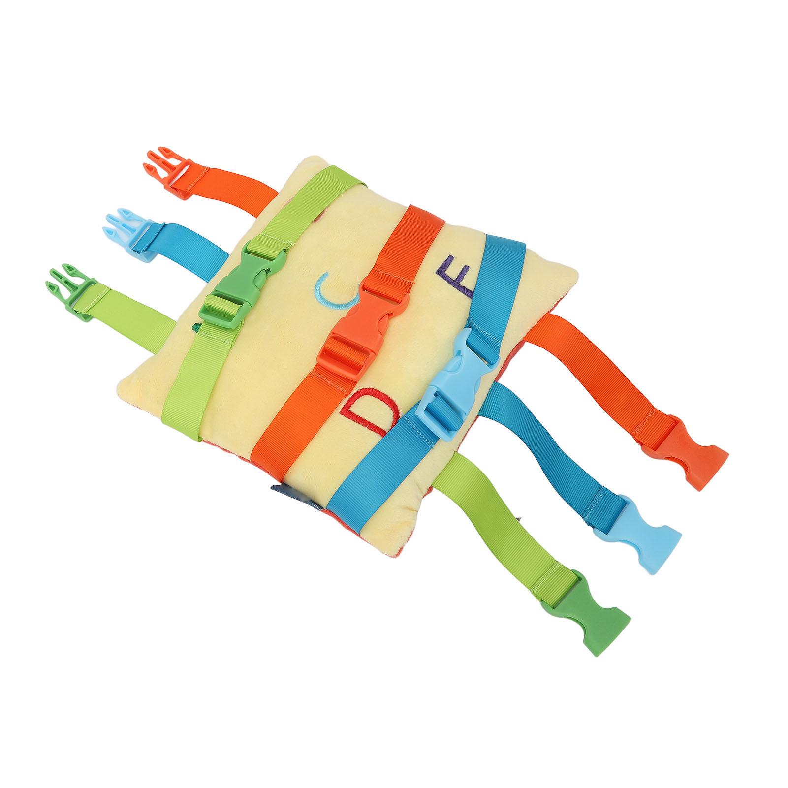 

Подушка для пожилых людей с деменцией, пряжка, цветные ремешки, успокаивающая, сенсорная подушка