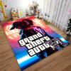 Grand Theft Auto Sports Beauty Printed Flannel Carpet, Non-slip, Suitable for Bedroom, Living Room, and Children's Room Decoration