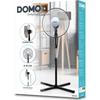 Ventilateur sur pied - DOMO - DO8140 - 40 W - 3 Vitesses - Oscillation automatique - Hauteur réglable