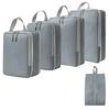Compressible Travel Storage Bag Set: Large Capacity Suitcase Organizers & Digital Accessories