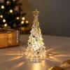 Christmas Tree Night Light Glow In The Dark Crystal Christmas Tree Lamp Christmas Desktop Ornaments Xmas Navidad Decoration