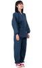 Aiai Solid Made In Japan Women's Samue, Tsumugi-style Color, (Navy)
