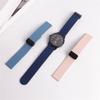 22mm Magnetic Silicone Band for Huawei Watch GT 5 46mm/GT 5 Pro 46mm/Samsung Galaxy Watch3 45mm Litchi Texture Watch Strap