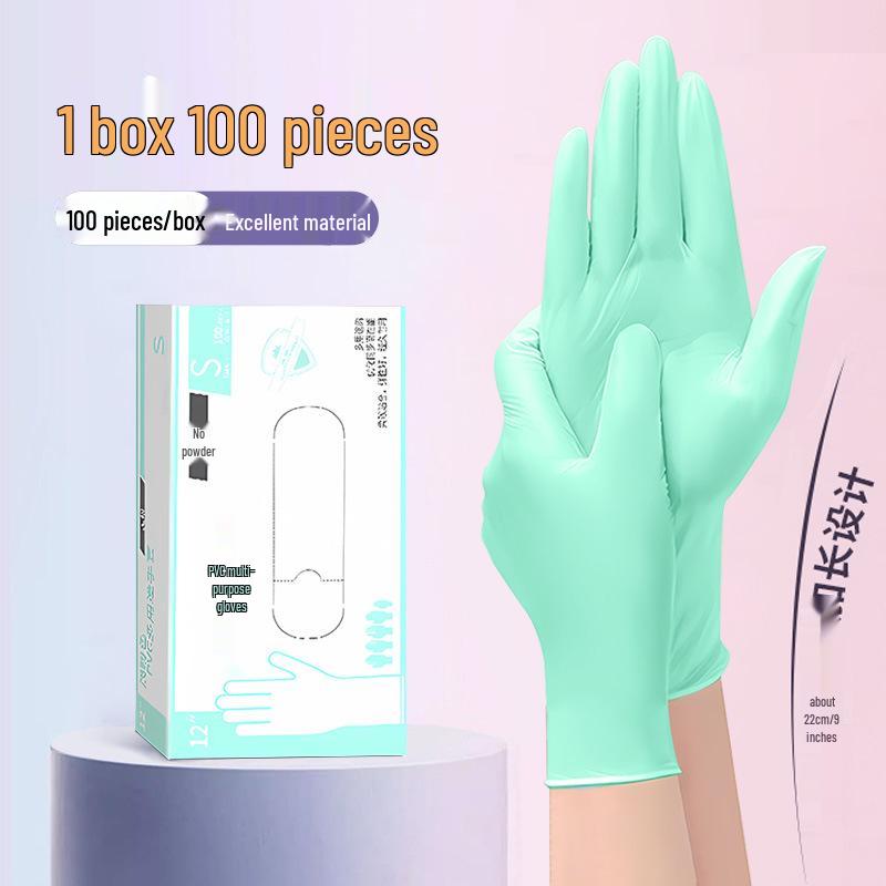Mao Sheng Durable PVC Latex Rubber Gloves for Kitchen, Dishwashing, Baking, Catering, and Housework