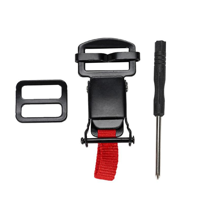 Motorcycle Helmet Quick Release Double D Buckle System