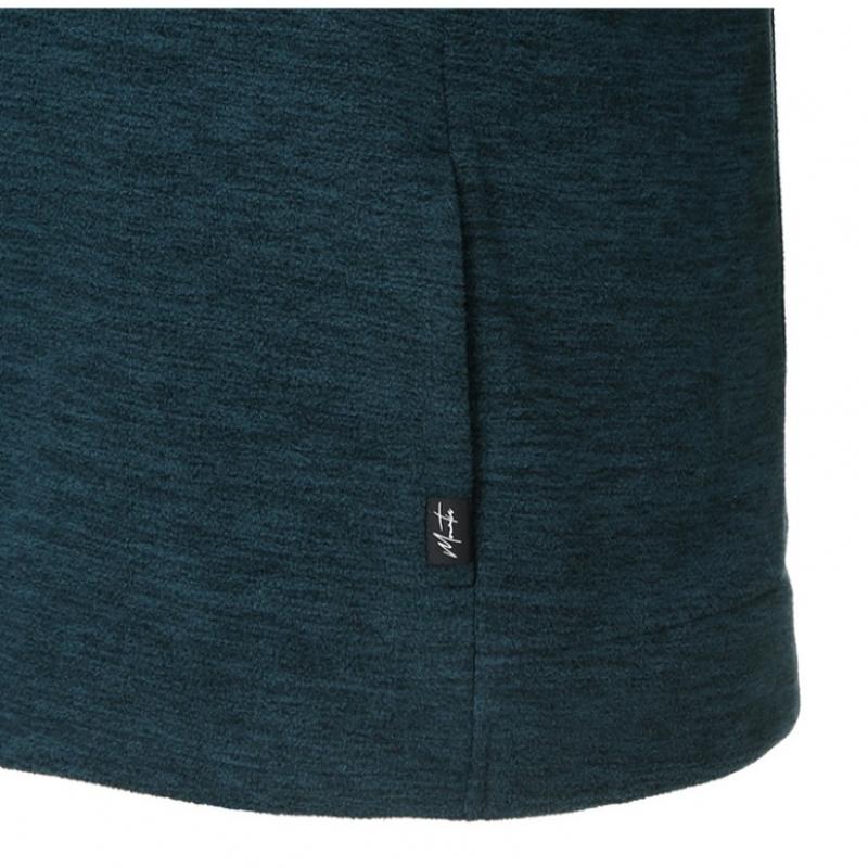  MounTia  Women S Fleece Polar Half Zip T ShirT Dark Green
