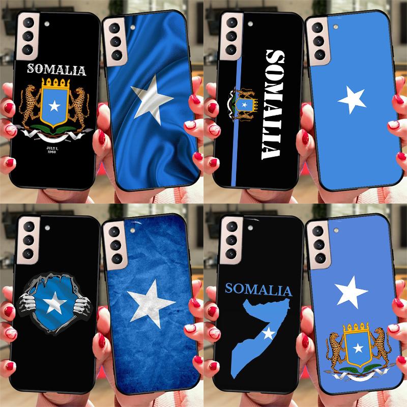 Somali Somalia National Flag Case For Samsung Galaxy S23 Ultra Note 20 10 S9 S10 Plus S20 S21 FE S22 Ultra Phone Cover
