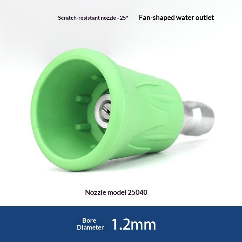 High Pressure Car Washer Nozzle Tips Quick Connect Stainless Steel Sector Sprayer for Auto Detailing Yard Cleaning Use