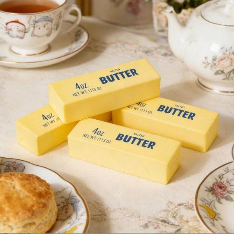 Yellow Soft Glue Butter Stick Decompression Toy Fidget Anti-stress Reliever Slow Rebound Interesting Decompression Prop