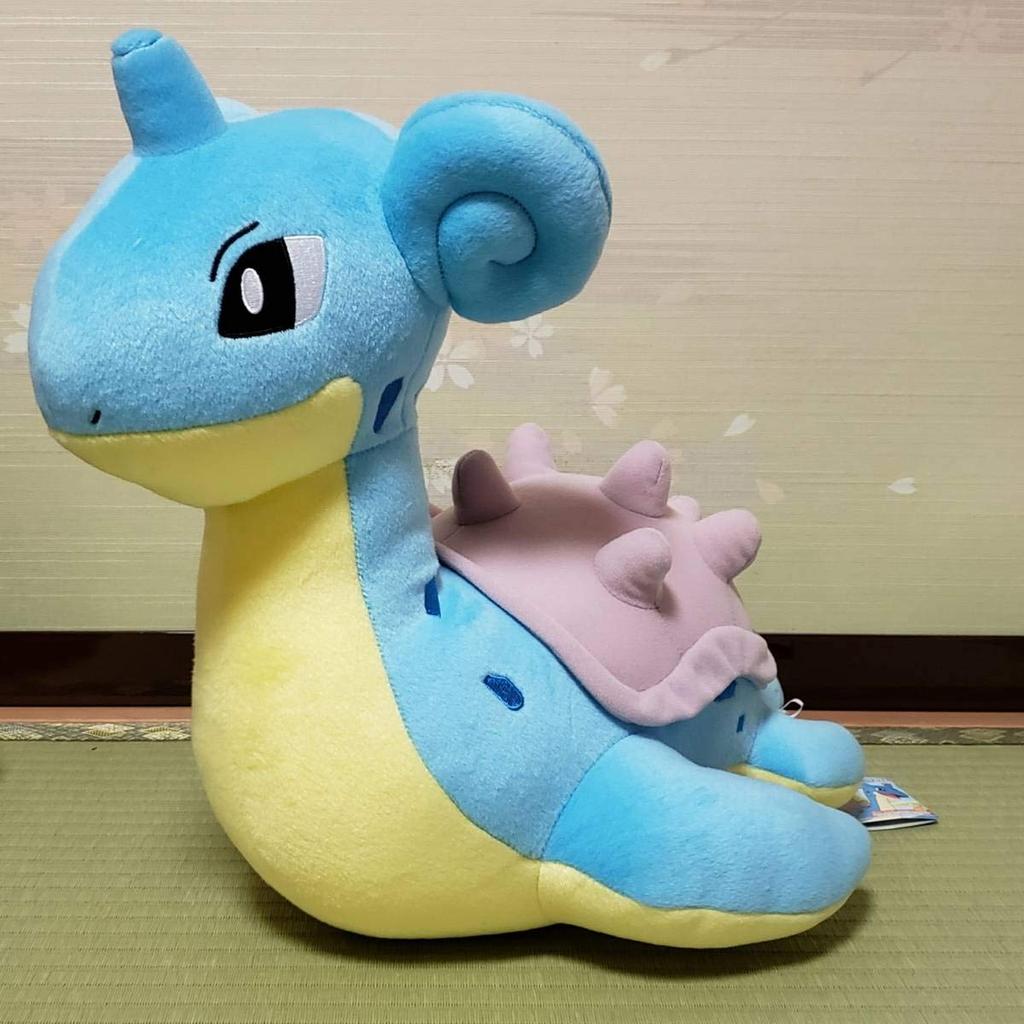 Banpresto Mega Lapras Plush Toy Sun Moon Mega Plush Toy Prize Pokémon & Pokémon