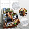 Cute Cattle Blanket Super Soft Flannel Throw Blankets Mantas Kids Adults for Bedding Bedroom Living Rooms Sofa Full Season Gifts