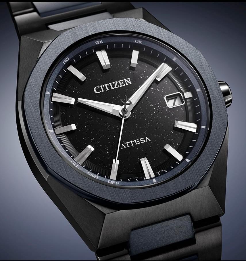 Citizen ATTESA Radiostyrt Blå Univers Super Titanium Herreklokke CB3046-76E