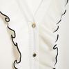 Autumn New Arrival: Women's Long Sleeve V-Neck Shirt with Pleated Layered Decor