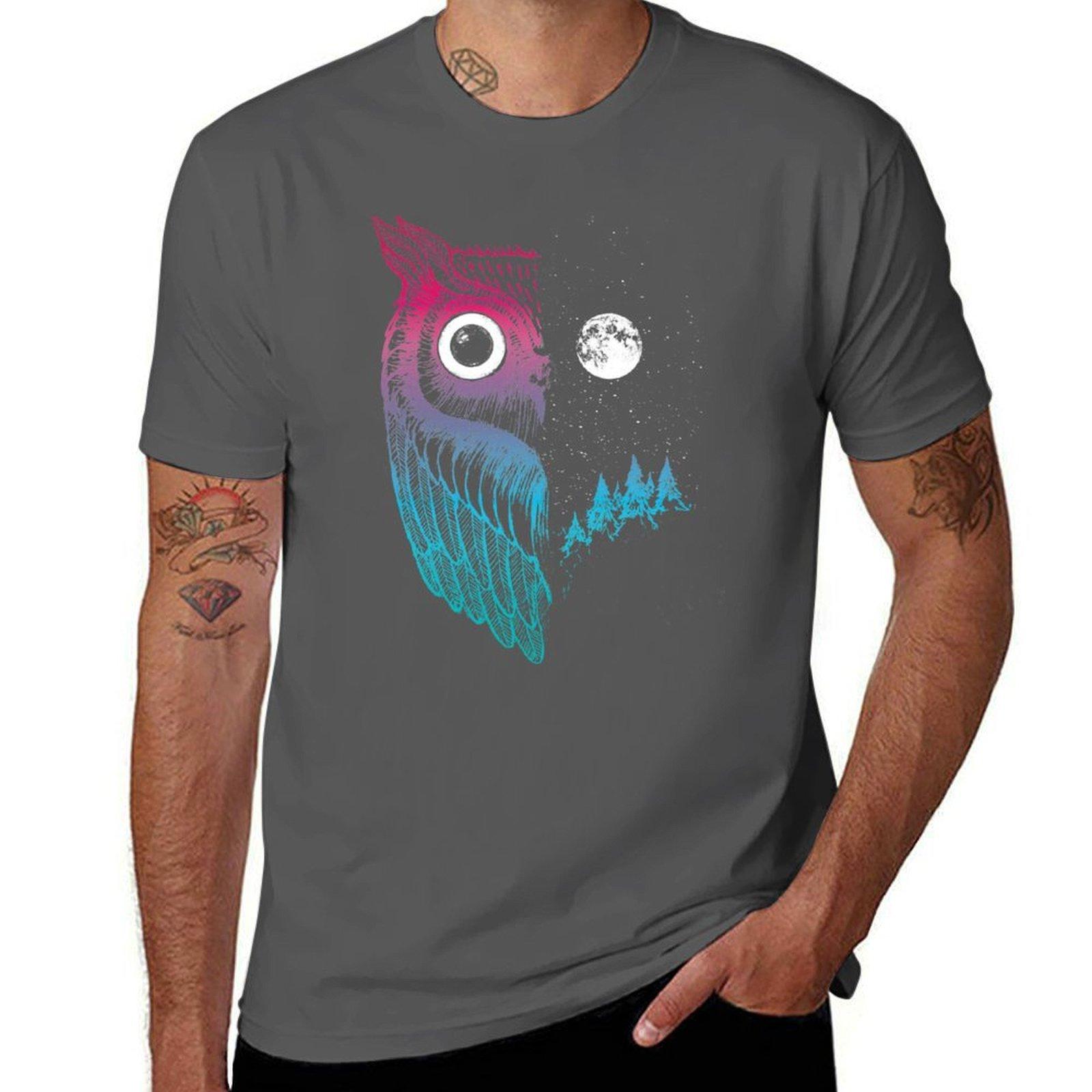 

Night Owl T-Shirt t shirts designer man t shirt cotton high quality T-Shirt 4XL