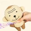 Stress Relief Pet Plush Toy Colorful Cartoon Fruit Animal Shape Bite-resistant Sounding Doll Molar Pet Toys