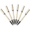 Uni-Ball Deluxe Rollerball Stick Pens, 6-Count (Fine Point (0.7mm), Black Ink)