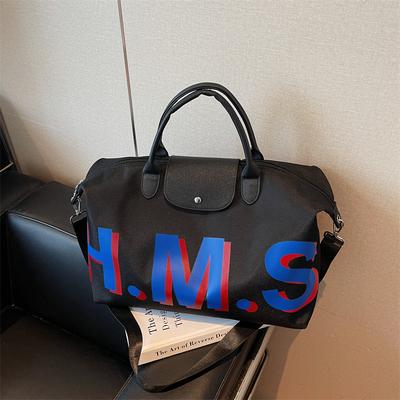 Tasche Damen Schrägspanntasche Schlicht Vielseitig Atmosphäre Täglicher Pendler Damen Großes Fassungsvermögen Buchstaben Schulterhandtasche