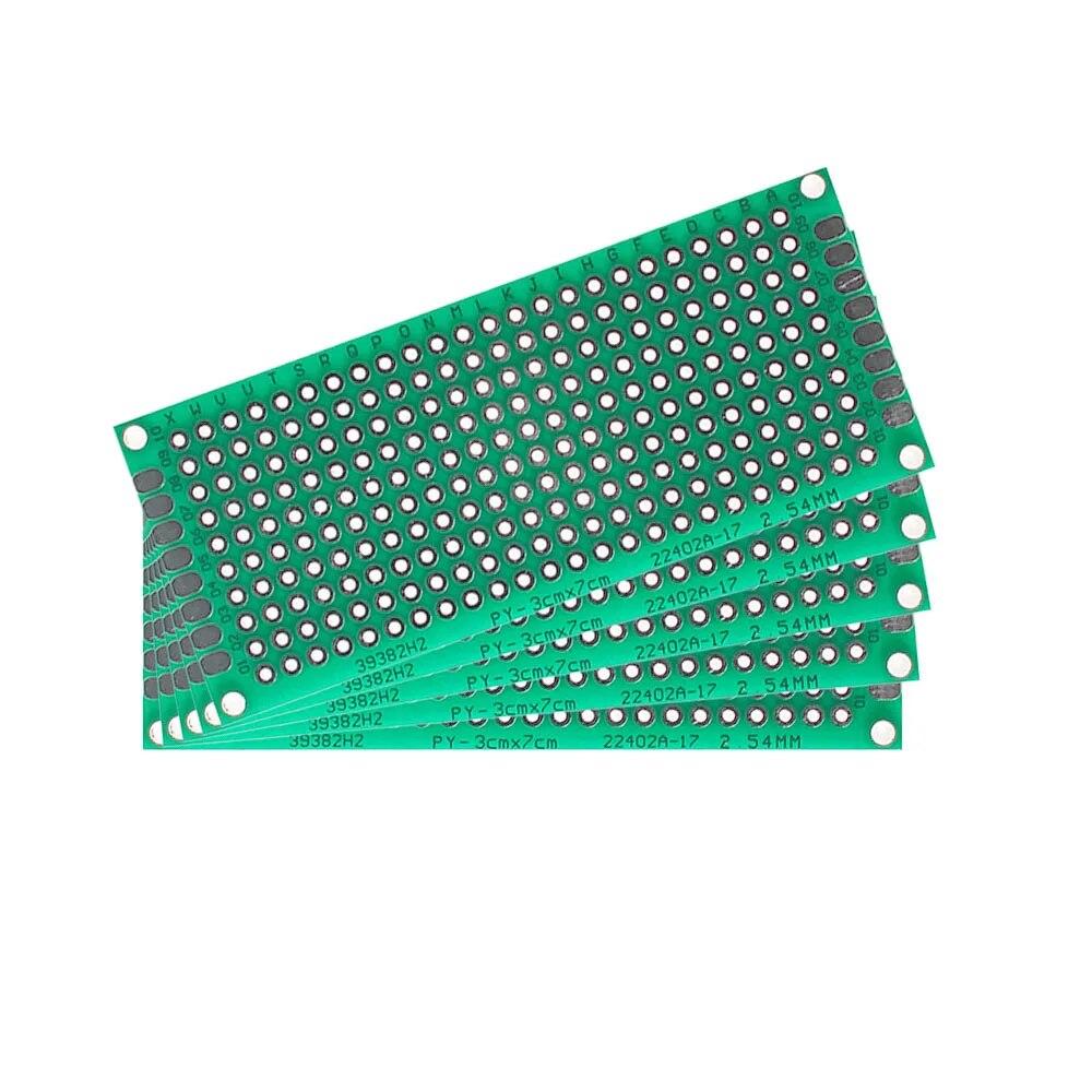 1PCS/10PCS Double Sided Board 2*8CM  5*7CM 10*10CM Green Prototype Pcb Universal Board Electronic DIY Kit