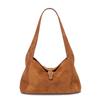 New Winter Women's Natural Suede Leather Bags Female Soft Cowhide Durable Crossbody Shoulder Bag Ladies Fashi Commute Handbags