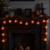 Halloween String Lights Lights, 10/20 LED Spooky Pumpkin Ghost Fairy Light, Battery Operated for Indoor Outdoor Home Yard Patio Decor Party Supplies