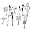 2 Pcs Adjustable Metal Breast Spring Clamps for Couples Bondage Adult Game Nipple Stimulator Role-Playing Restraint Accessories