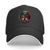 Levensboom Meditatie Fantasie Kunst Ontwerp Sandwich Baseballpet Unisex Dames Zonneklep Buiten Trainen Hoed