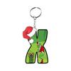 Santa 2D Flat Acrylic Christmas Tree Hanging Decoration Sports Car Decoration Flat Decoration Pendant