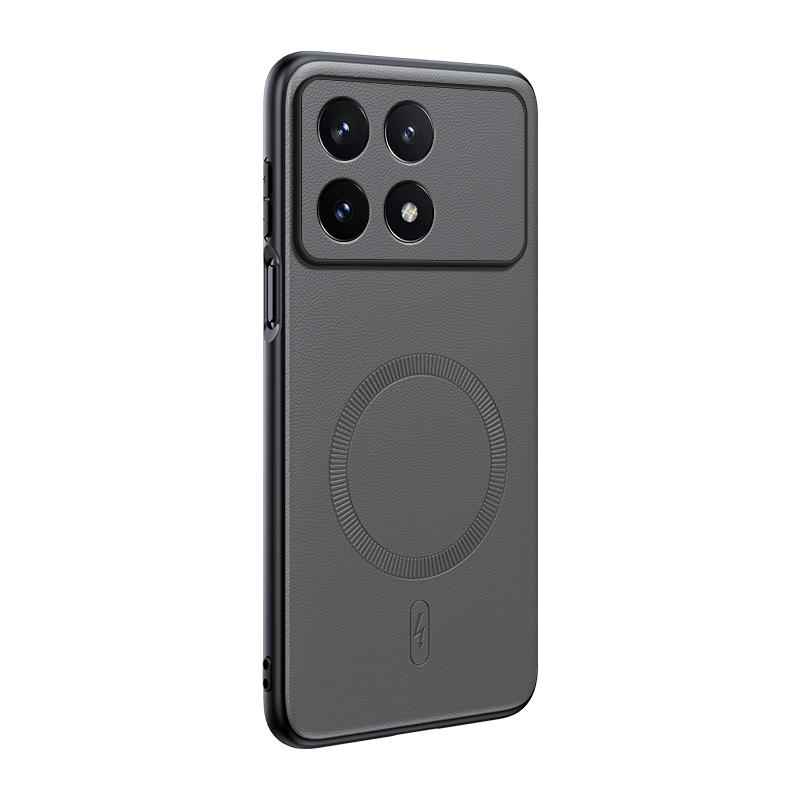 For Redmi K70 Case Magnetic Leather Shield Cover For Redmi K70 High Quality Anti-Fingerprint Non-Slip PC+TPU