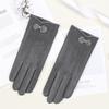 Warm gloves Three-line rabbit velvet men's and women's fashion cold-proof velvet outdoor cycling autumn and winter gloves
