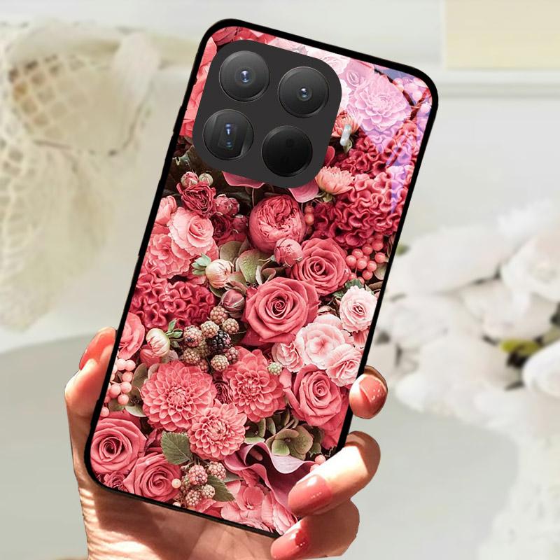 Pro Xiaomi 15T Pro Pouzdro Módní Tvrzené Sklo Zadní Kryt Telefonu Pro Xiaomi 15TPro 15 T Xiaomi15T Ochranný Kryt Fundas Coque