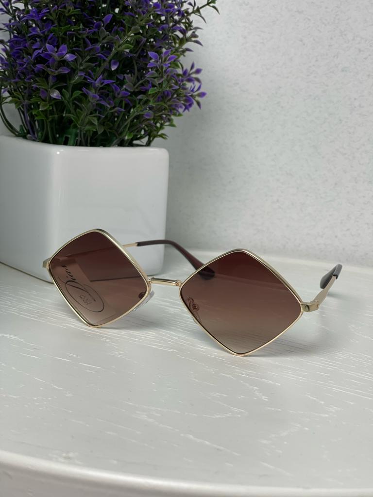 

Урожай жіночі сонцезахисні окуляри Широкі ромби Окуляри Мода Відкритий пляжний відпочинок Сонцезахисні окуляри коричневий