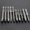 1/4Inch Screwdriver Bits 6.35mm 6pcs Alloy Steel Grey