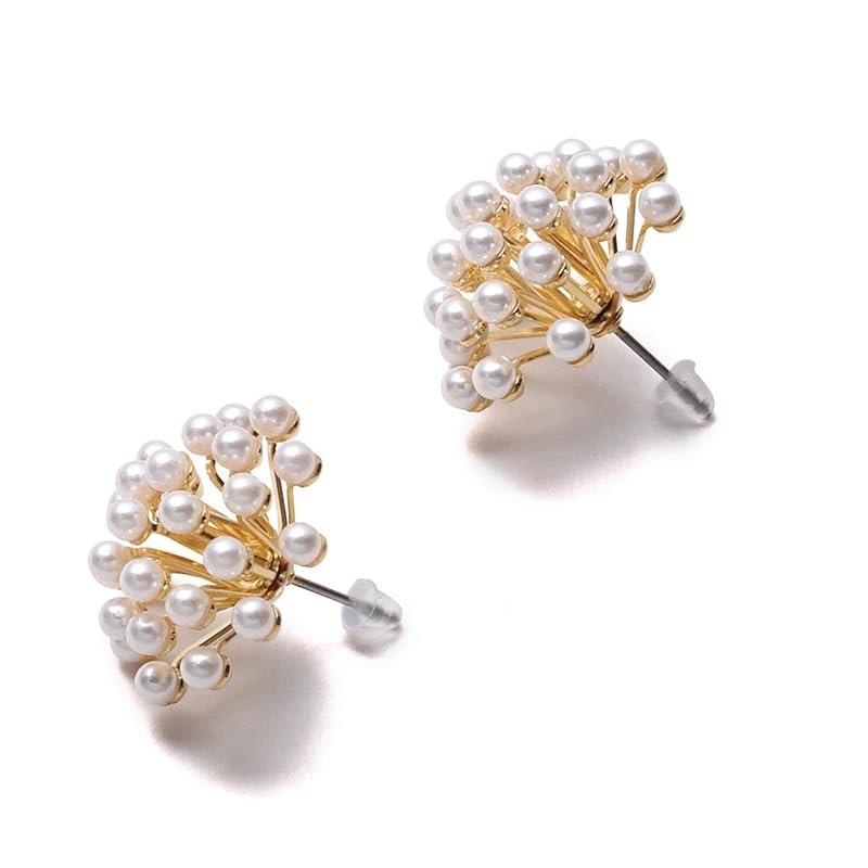 

[VOTRE COUTURE] Pearl fireworks earrings Hanabi earrings grand premium Luxury domestic product pearl ladies white gold Brand 3 year warranty