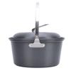 Outdoor Picnic Pot 5L Large Capacity Portable Camping Cookware Kit for Barbecue Cooking Boiling