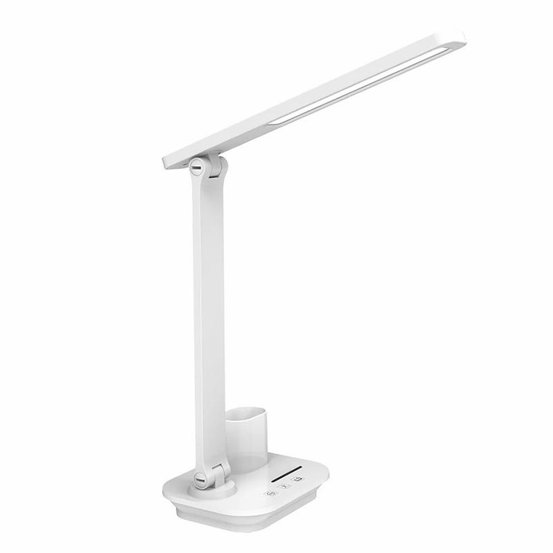 

TB-87S LED Eye-Care Desk Study Lamp Bedside Night Light for Students,USB Cable Powered White