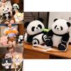 Adorable Plush Cartoon Panda Backpack For Kids Perfect For School And Play