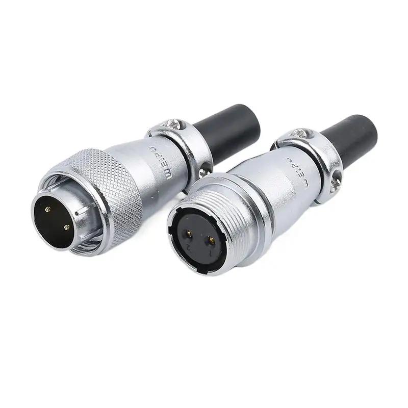 WEIPU WS16 TQ+ZQ Waterproof Cable Wire Connector Male Plug Female Socket Electrical Automation Aviation Adapter 2 3 4 5 7 9 Pin