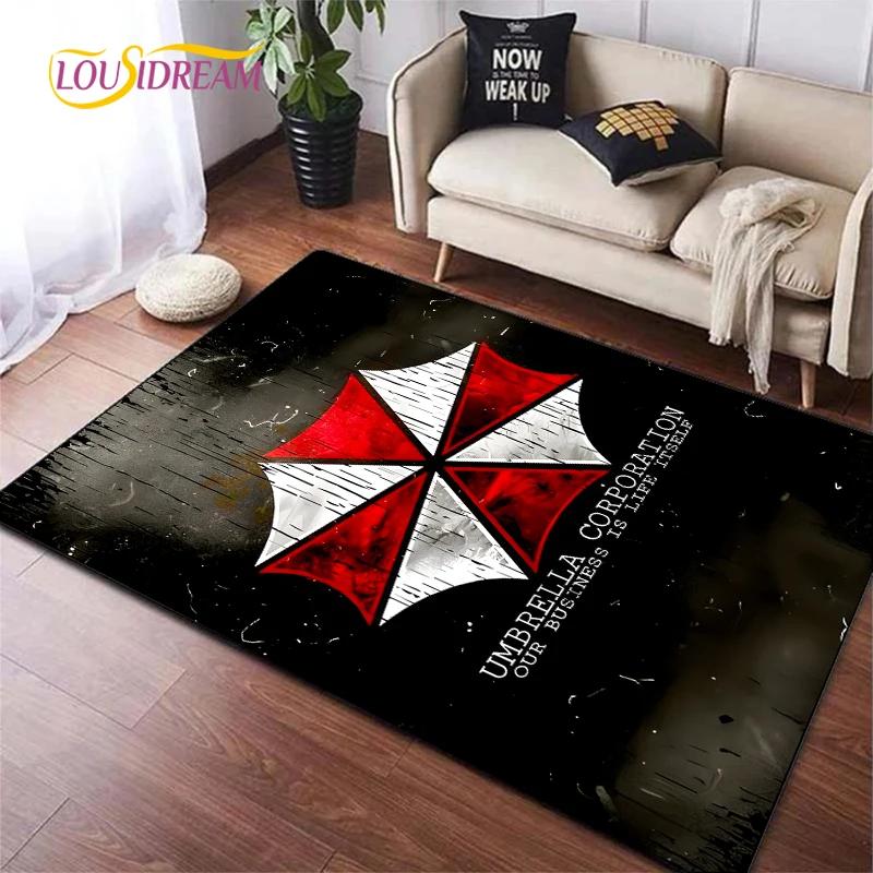 Alfombra de césped artificial para paraguas de moda para sala de estar, dormitorio, alfombras de área, alfombrilla antideslizante para puerta de cocina, alfombra, regalo de cumpleaños