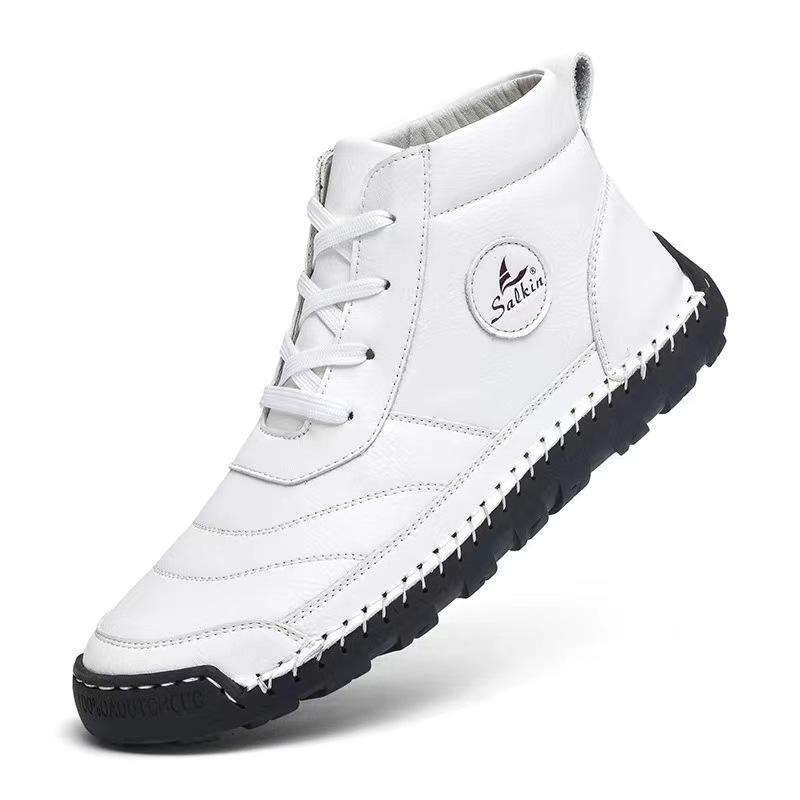 2025 large size men's popular Martin boots lace-up men's boots outdoor short boots casual tooling boots cotton shoes