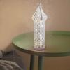 Party Supplies Iron Art Moroccan Night Light Vintage Hollow Ramadan LED Light Battery Powered Eid Lamp Mosque