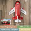 Large Airplane Model With Lightds Inertia Police Car Kids Storage Passenger Airplane Boy Simulation Plane Multifunctional Toys