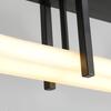 Chinese Retro Minimalist Black Long Chandeliers Home Decor LED Lamp for Bar Dining Room Study Light Suspension Luminaire
